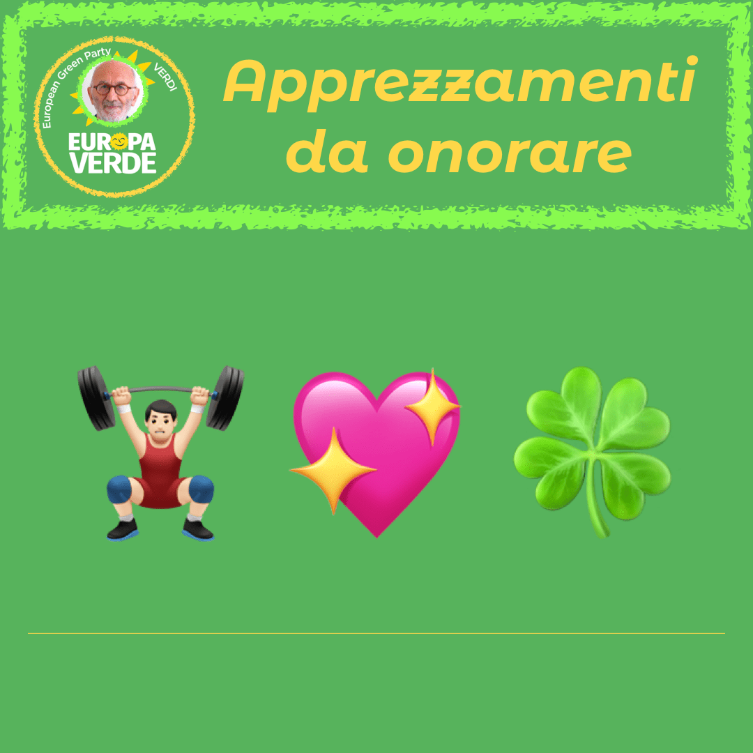 Apprezzamenti da onorare