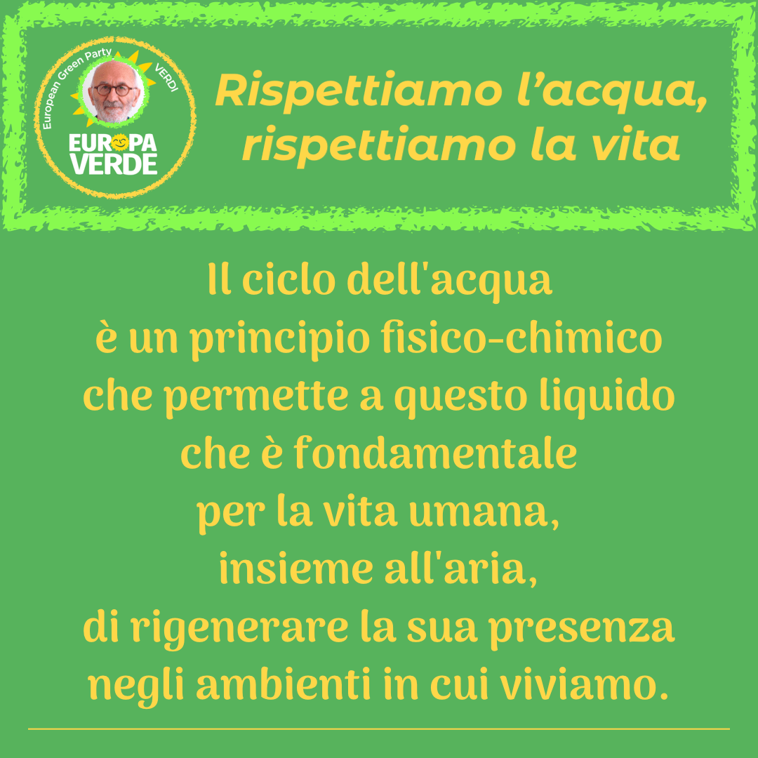 Rispettiamo l'acqua, rispettiamo la vita