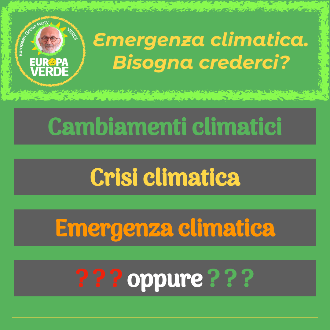 Emergenza climatica. Bisogna crederci?