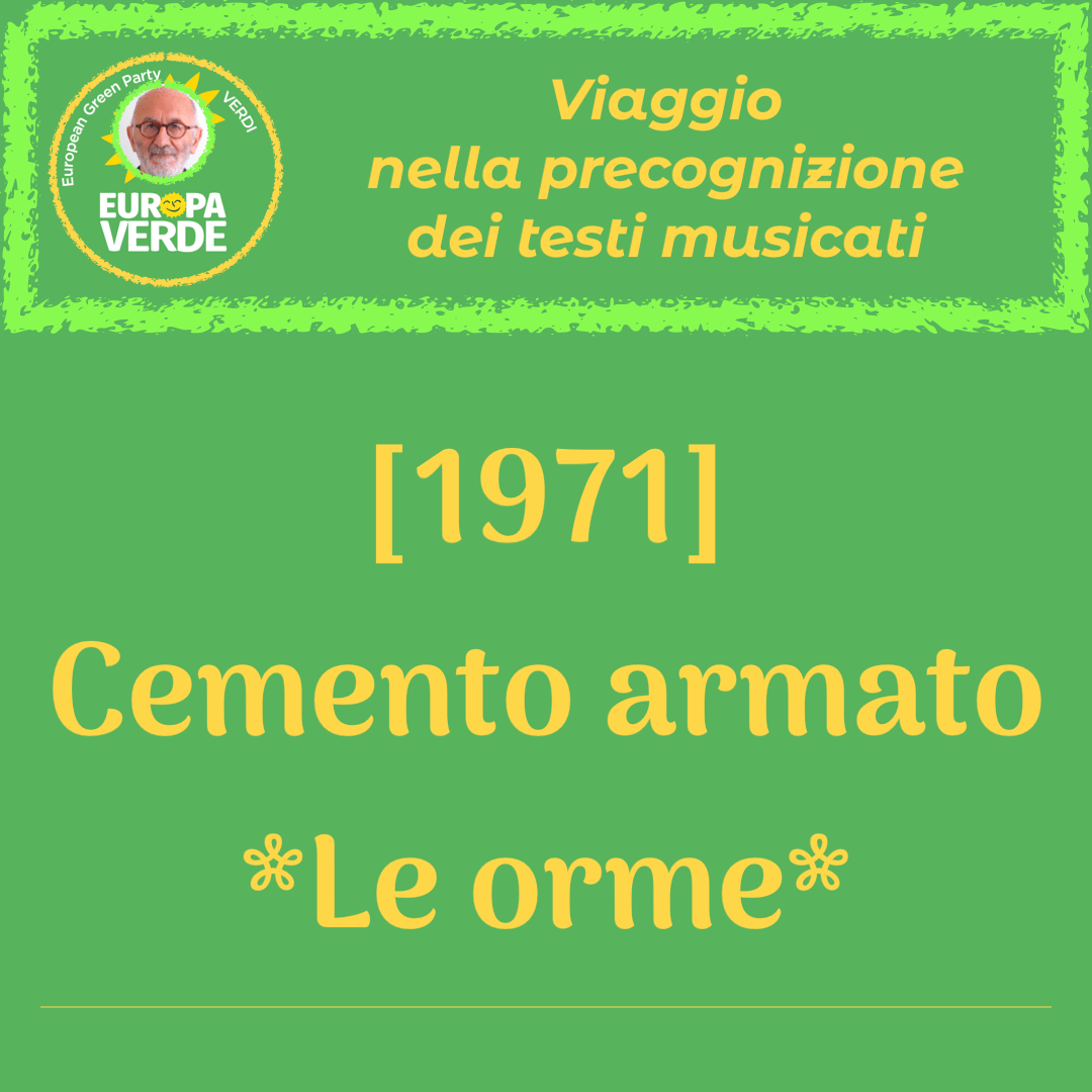 1971 Cemento armato -Le orme